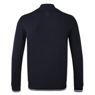Jersey Fleece Backed Buttoned Collar Mid-Layer