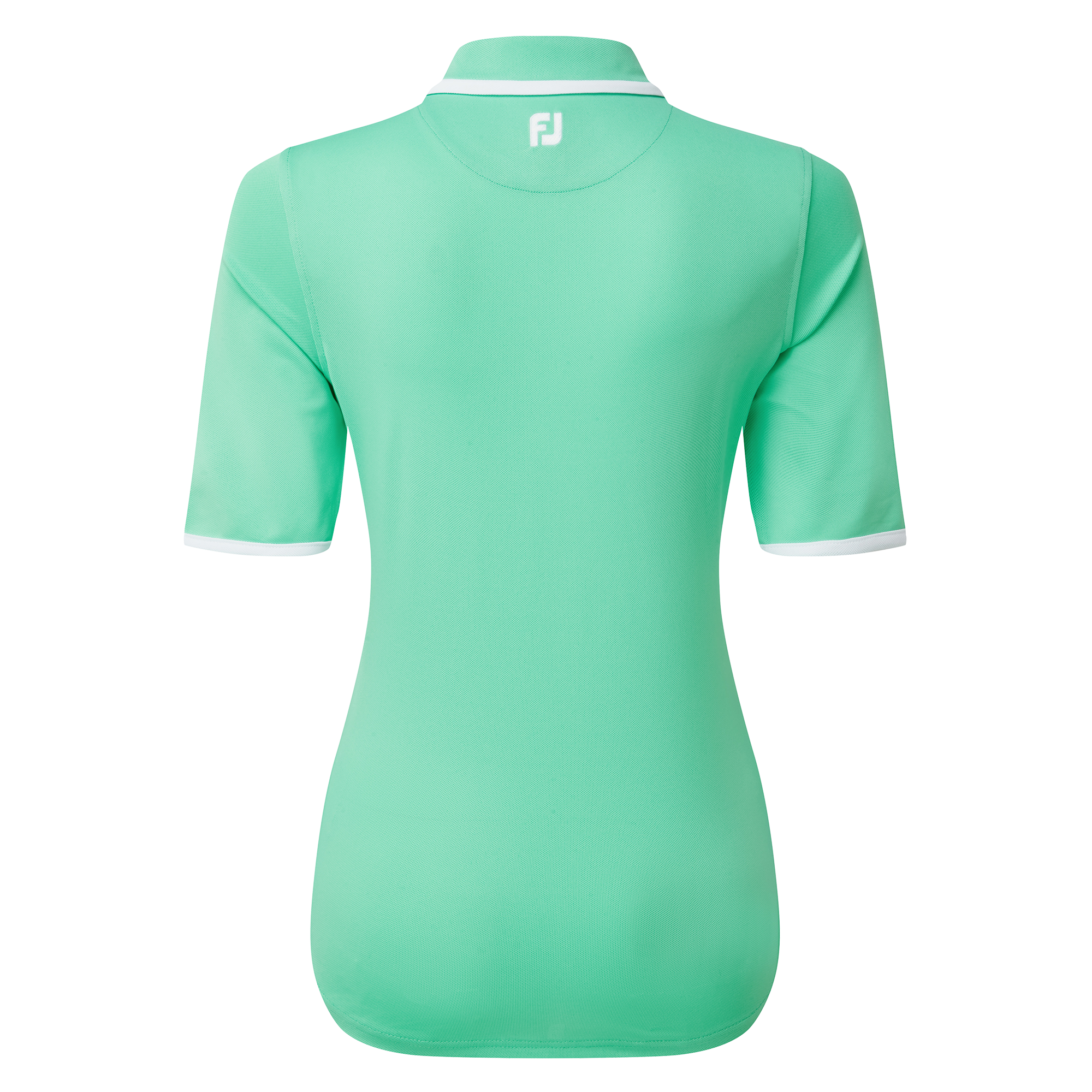 Women's Zip Placket Pique 1/2 Sleeve Shirt