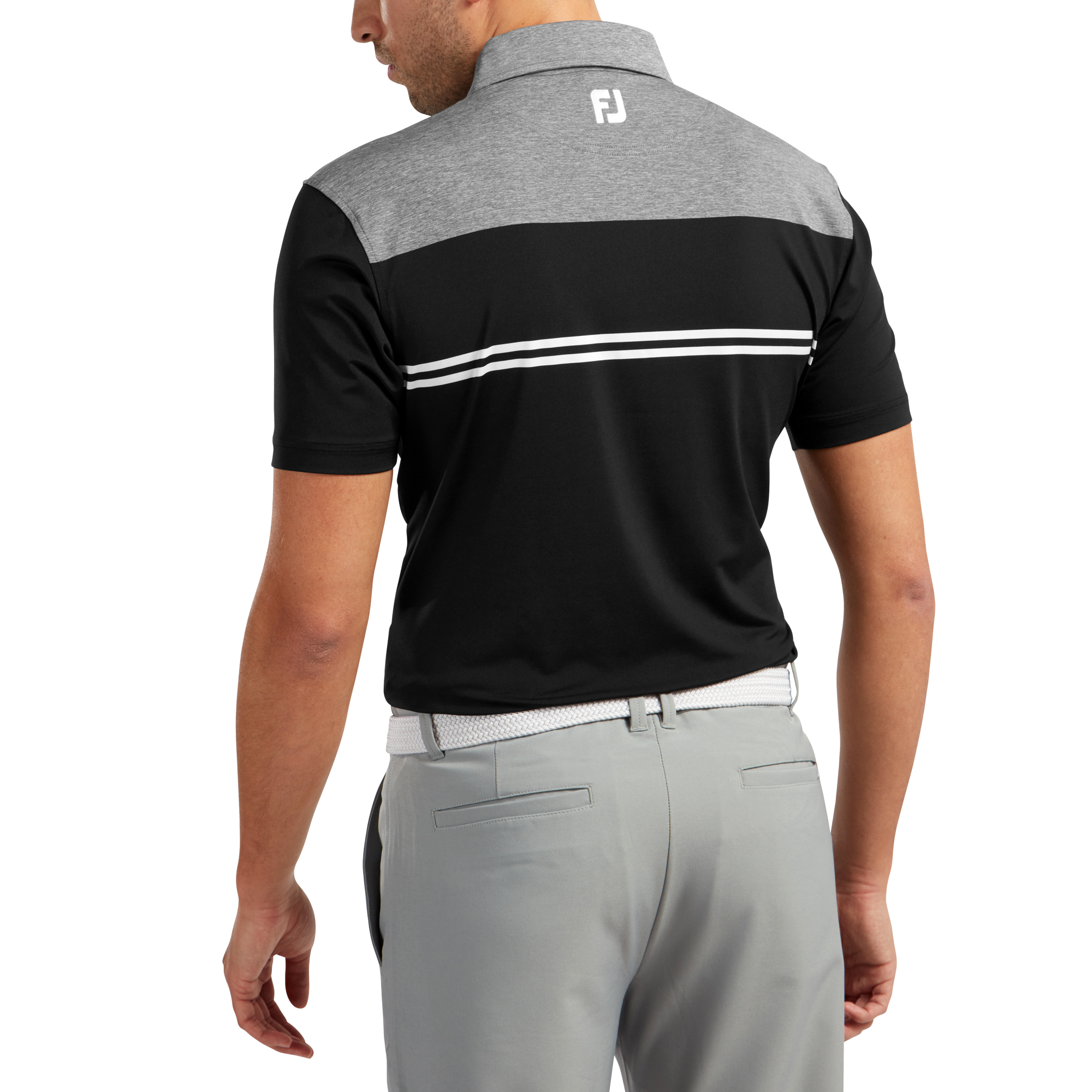 Heather Colour Block Lisle Performance Shirts