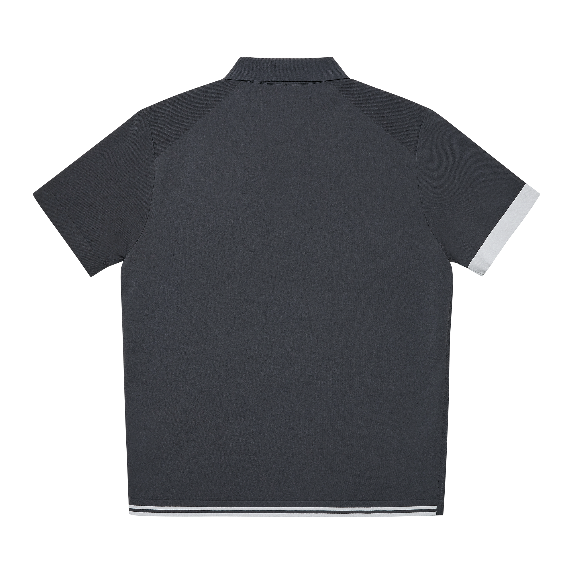 Contrast Sleeve Knit Polo Shirts