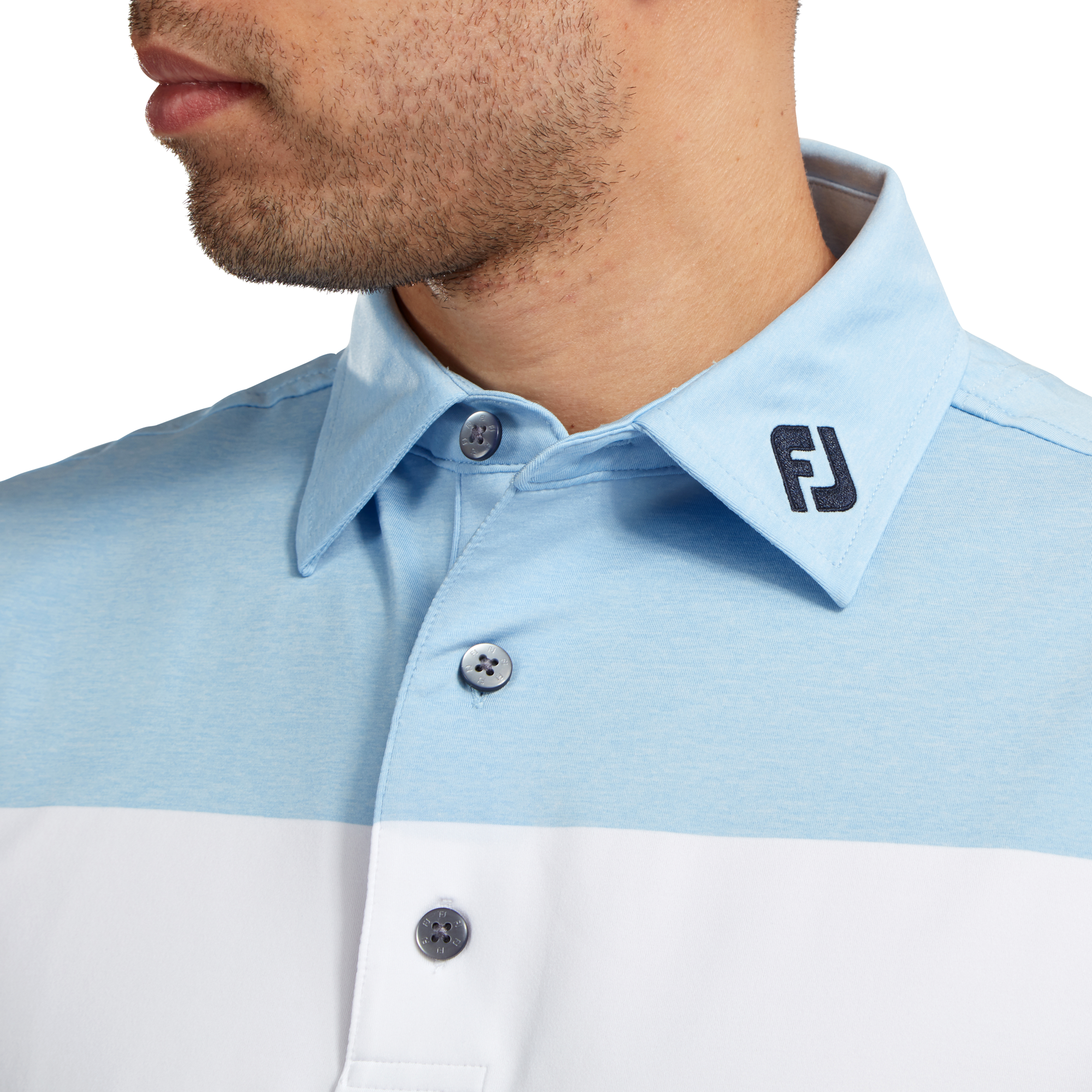 Heather Colour Block Lisle Performance Shirts