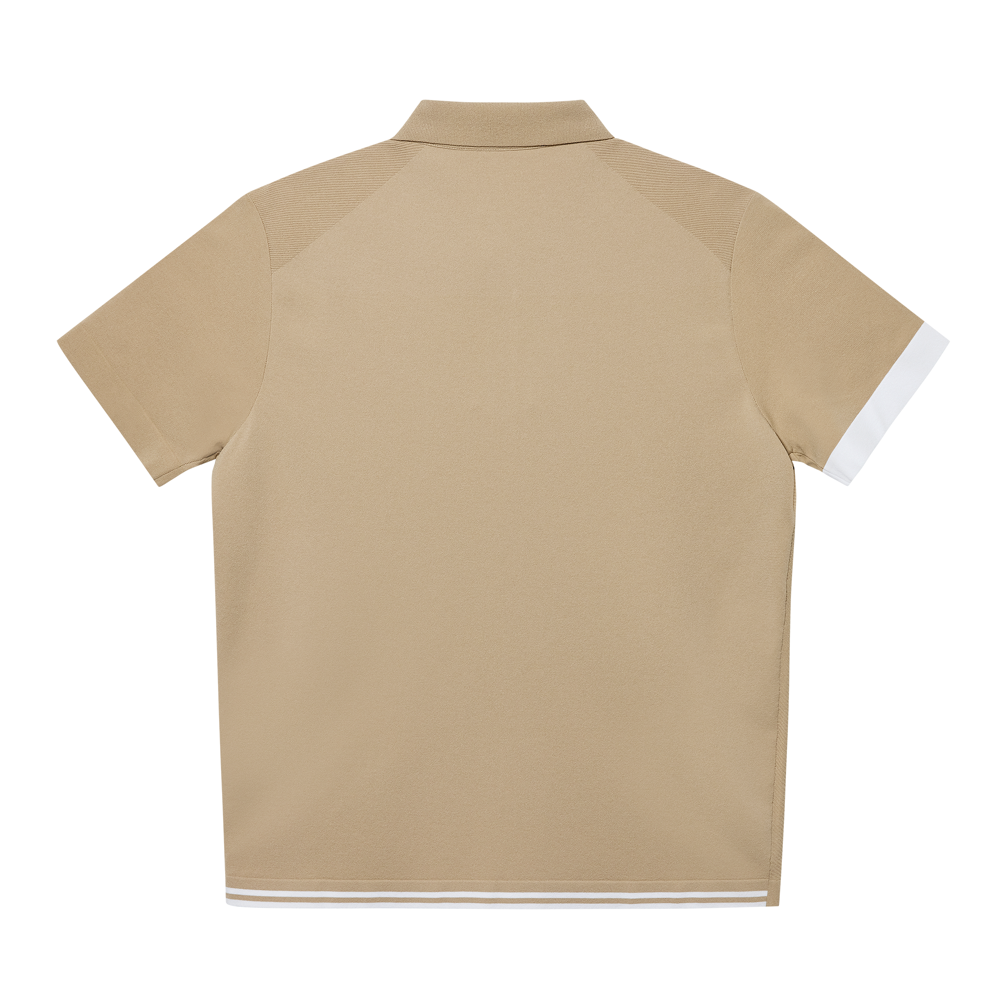 Contrast Sleeve Knit Polo Shirts