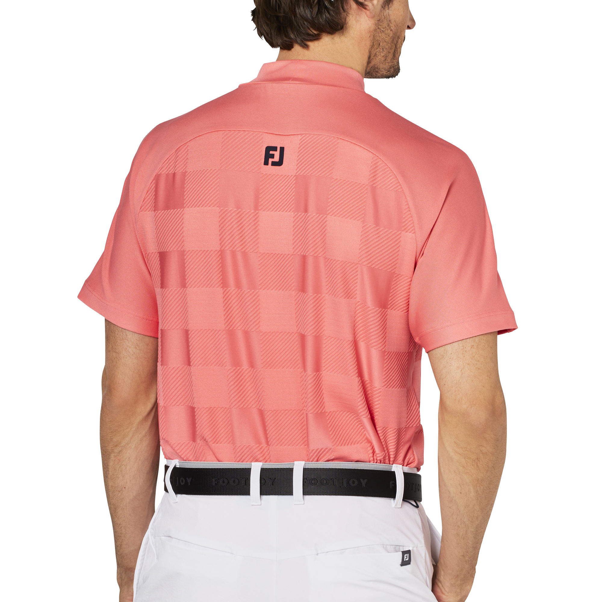 Short Sleeve Jacquard Mock Shirts