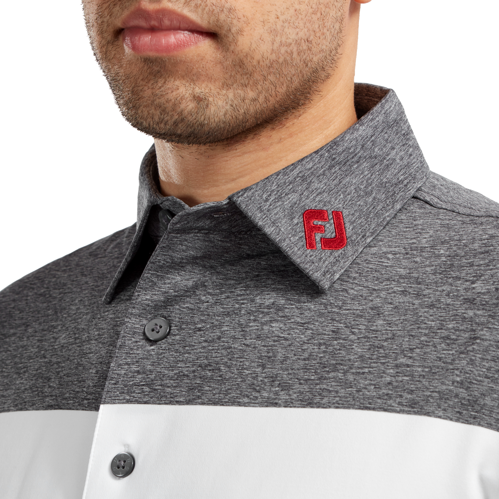 Heather Colour Block Lisle Performance Shirts