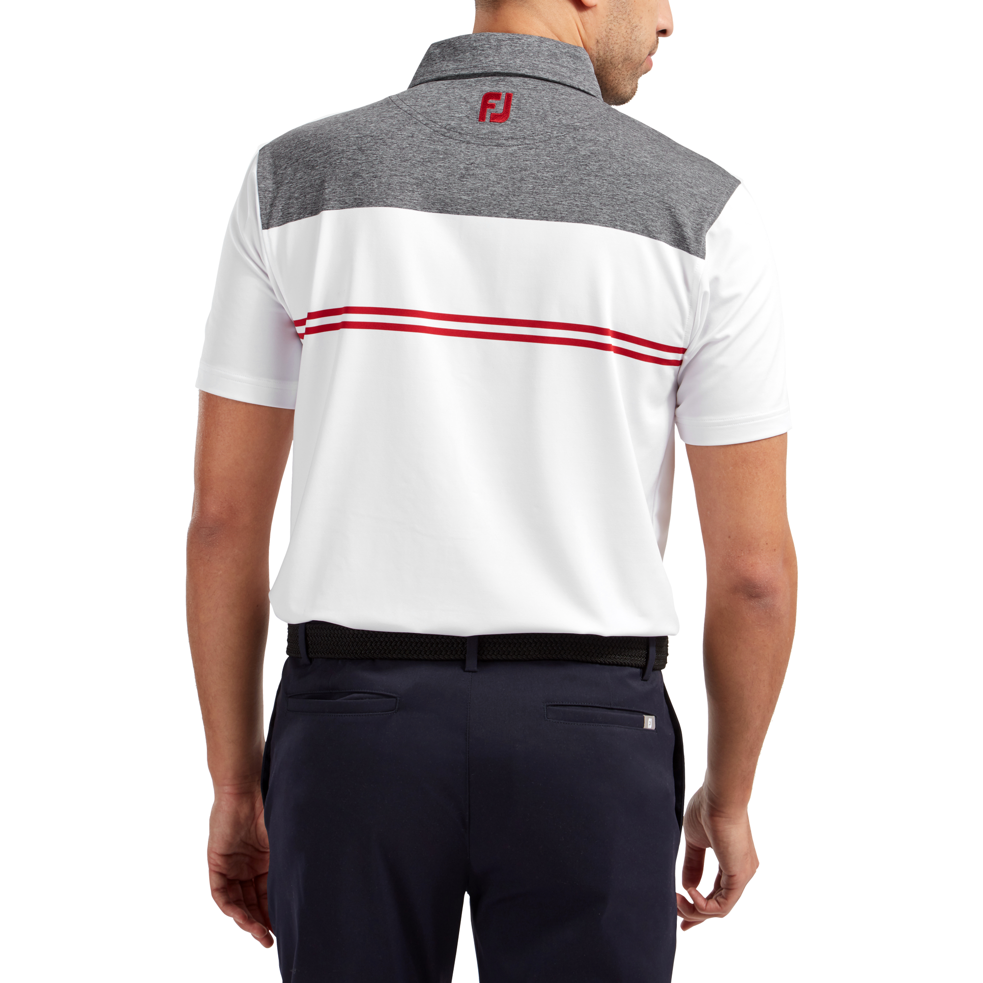 Heather Colour Block Lisle Performance Shirts