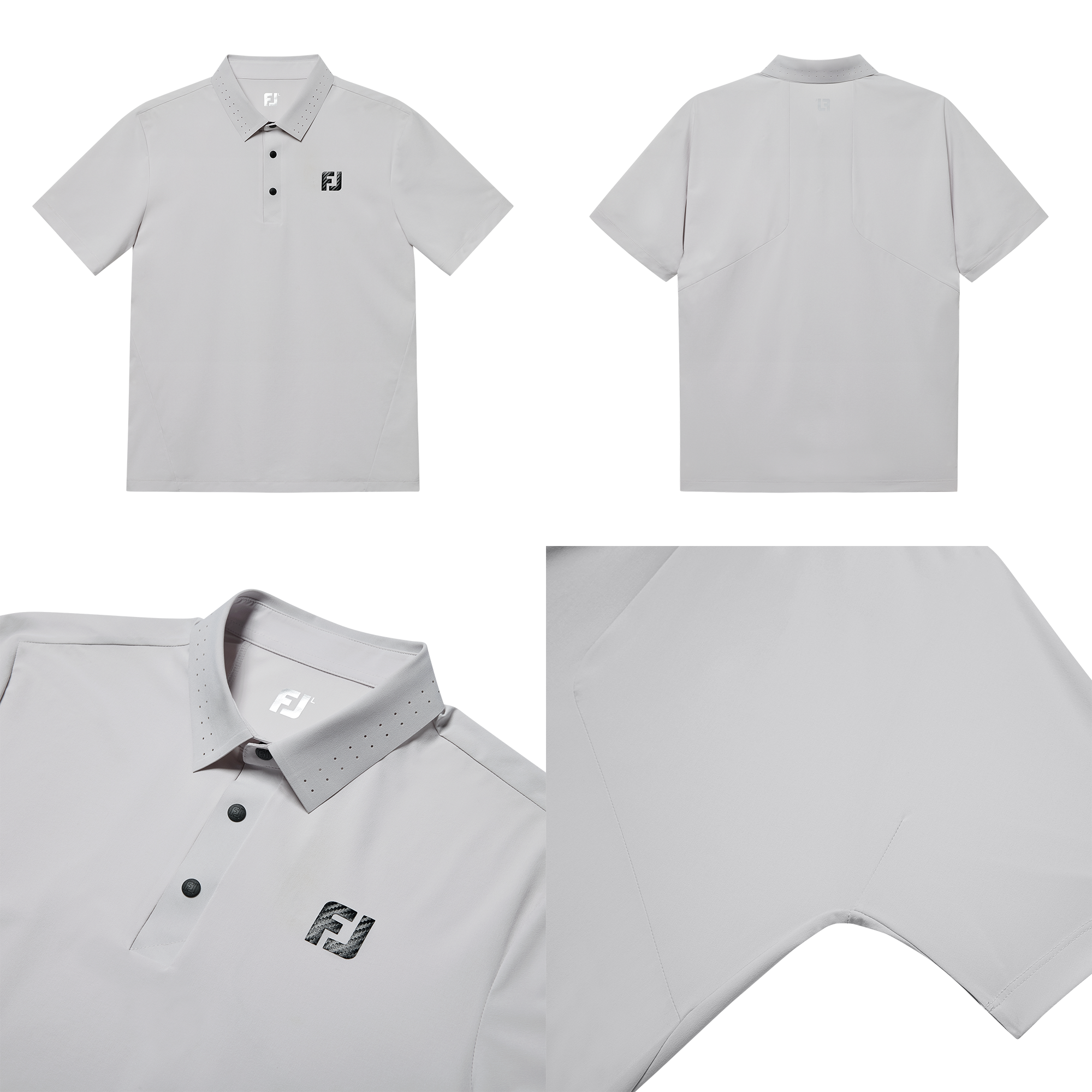 Woven Tech Polo Shirts