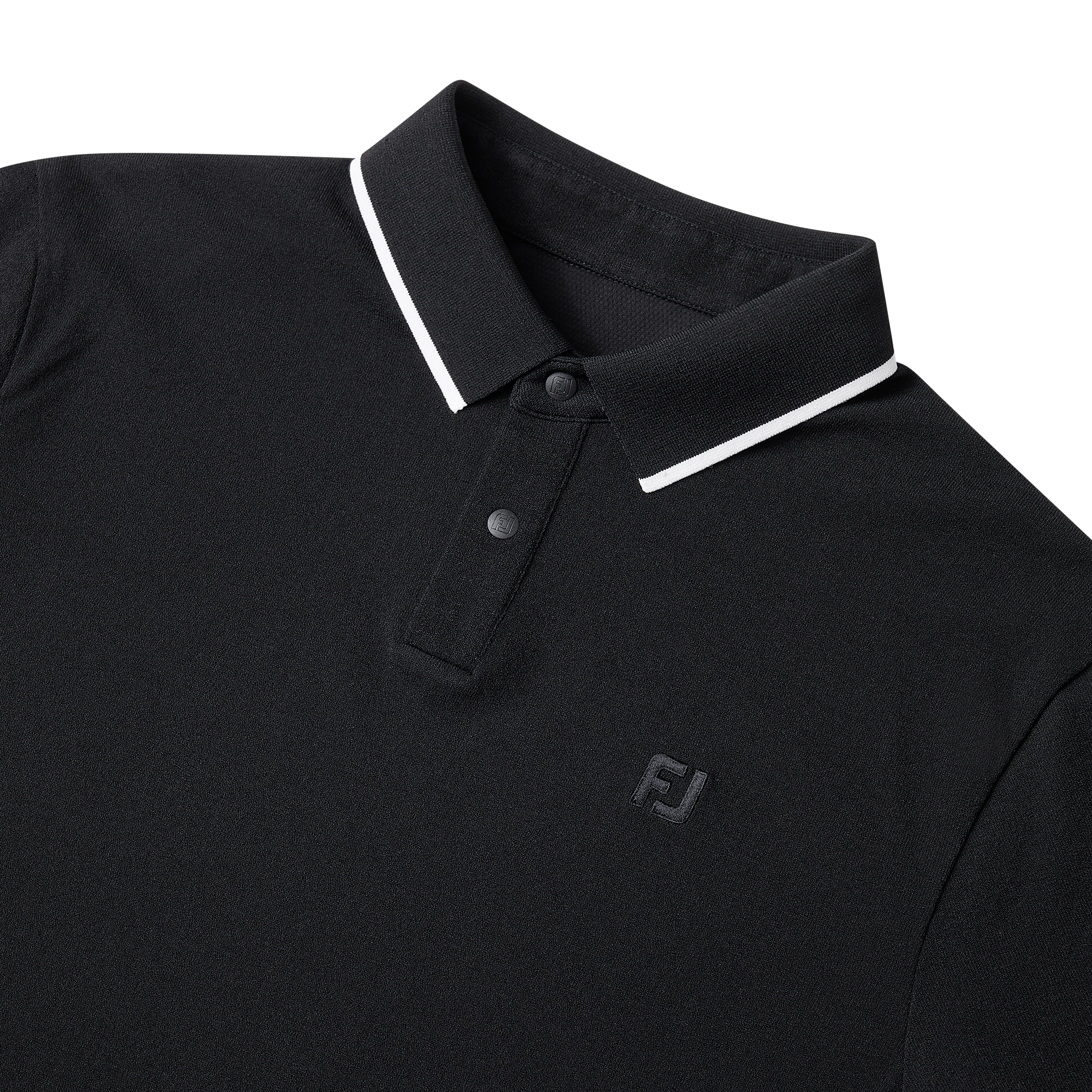 Stripe Logo Knit Polo Shirt