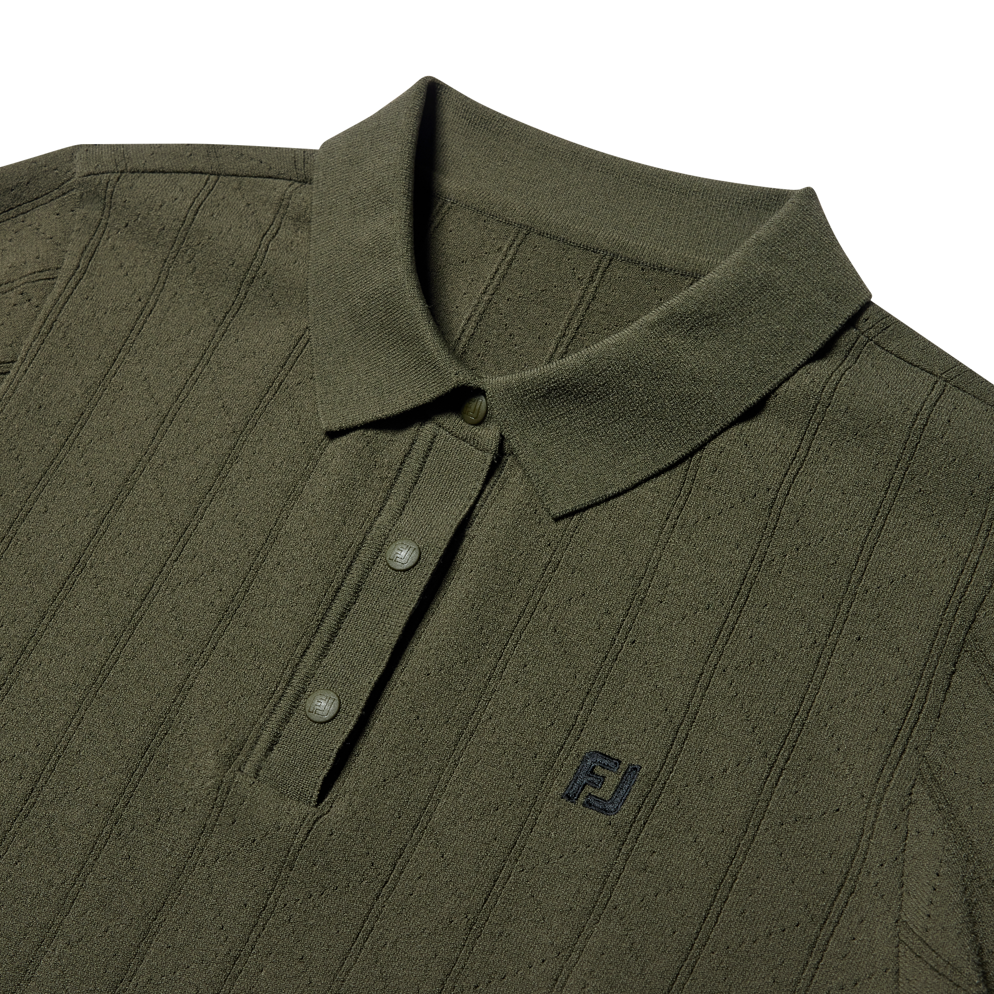 Cable Knit Polo Shirts Women