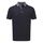 Stretch Pique with Woven Buttondown Collar
