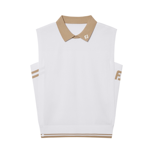 Knit Polo Vest Women