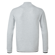 Jersey Fleece Backed Buttoned Collar Mid-Layer