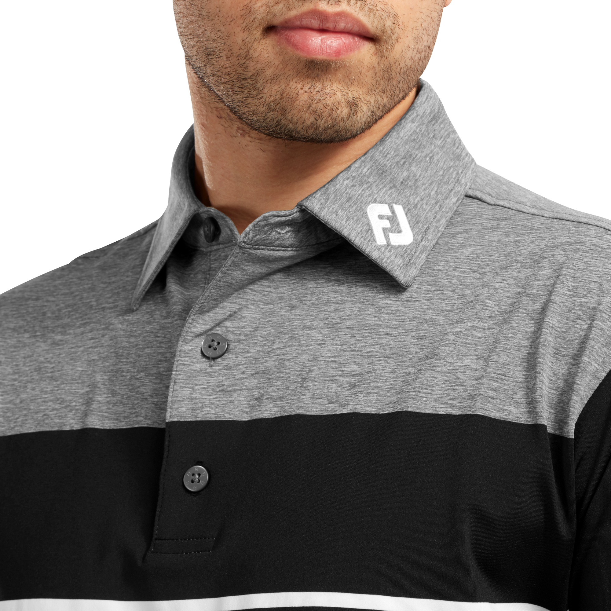 Heather Colour Block Lisle Performance Shirts