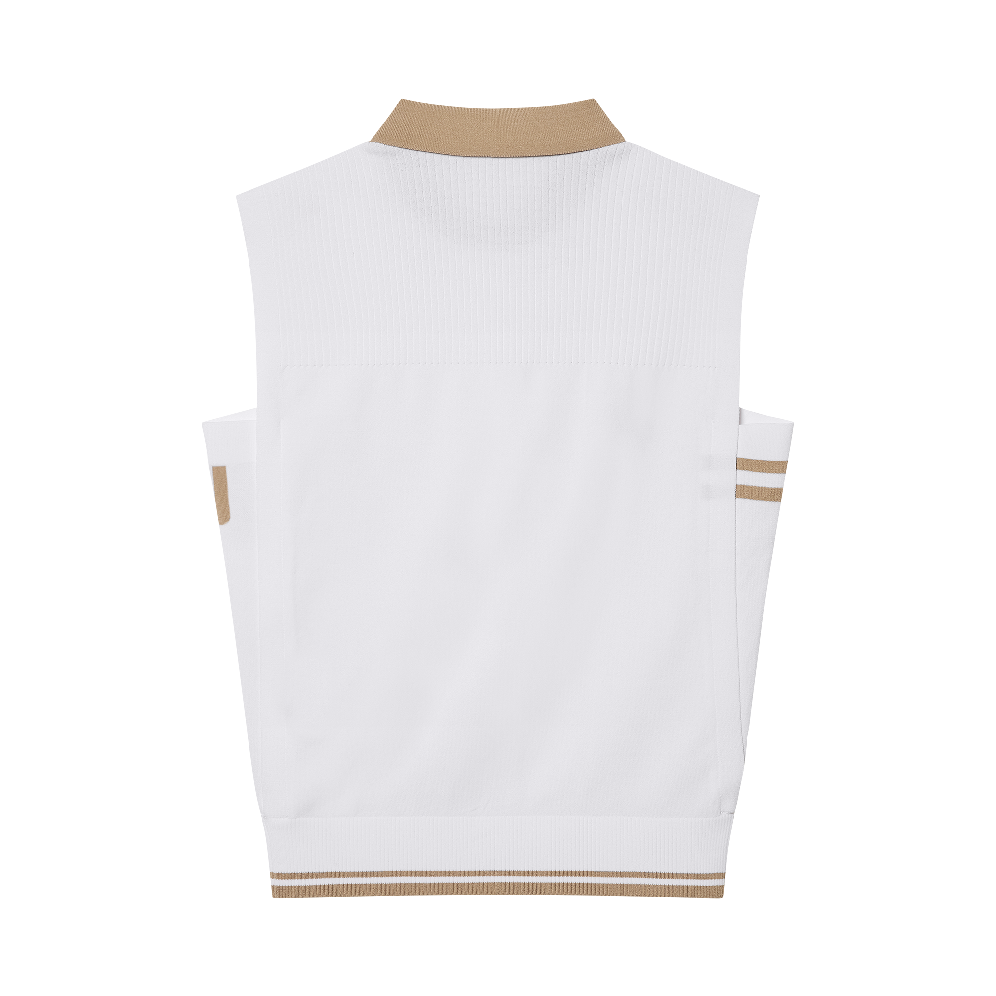 Knit Polo Vest Women