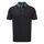 Stretch Pique with Woven Buttondown Collar