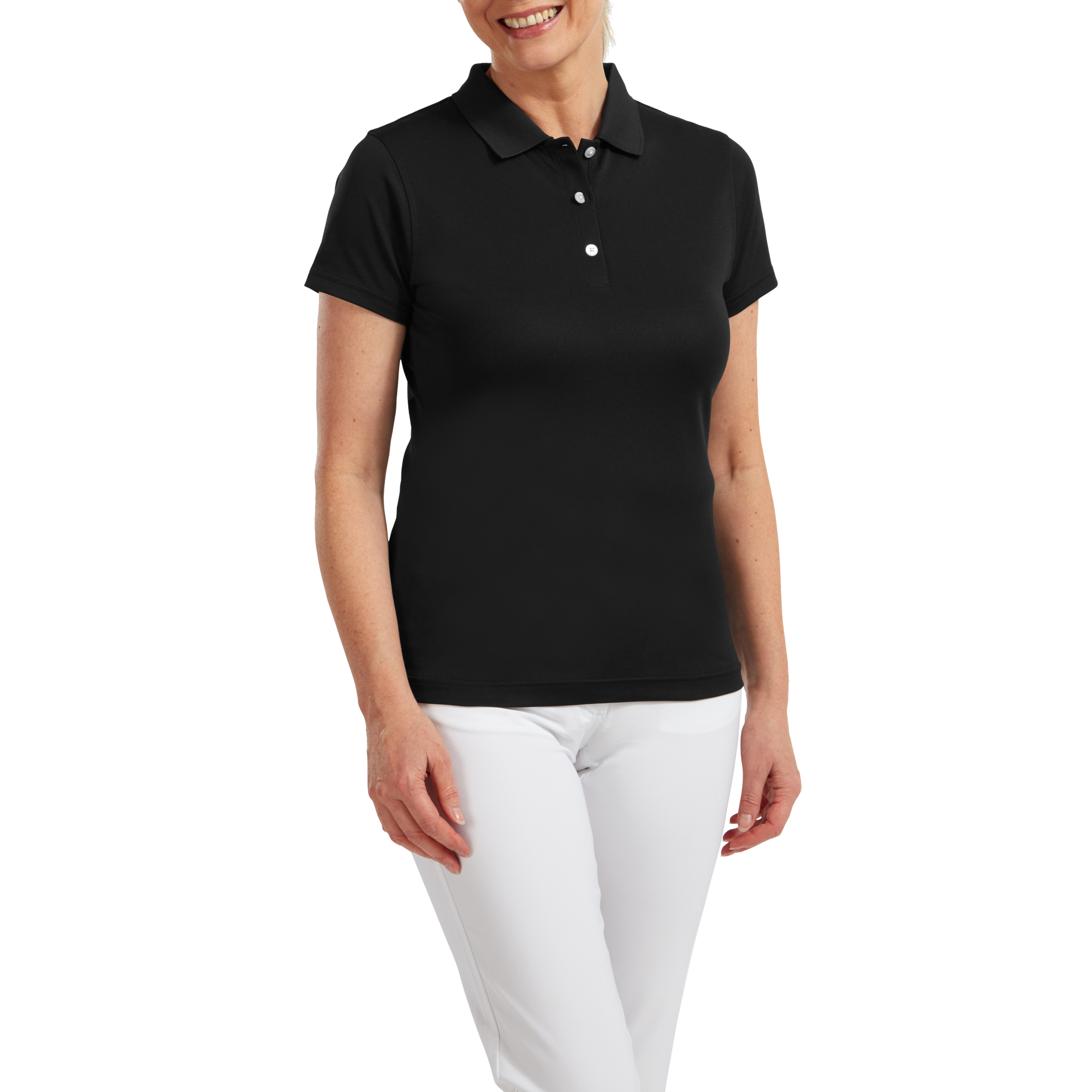 Women's Stretch Pique Solid