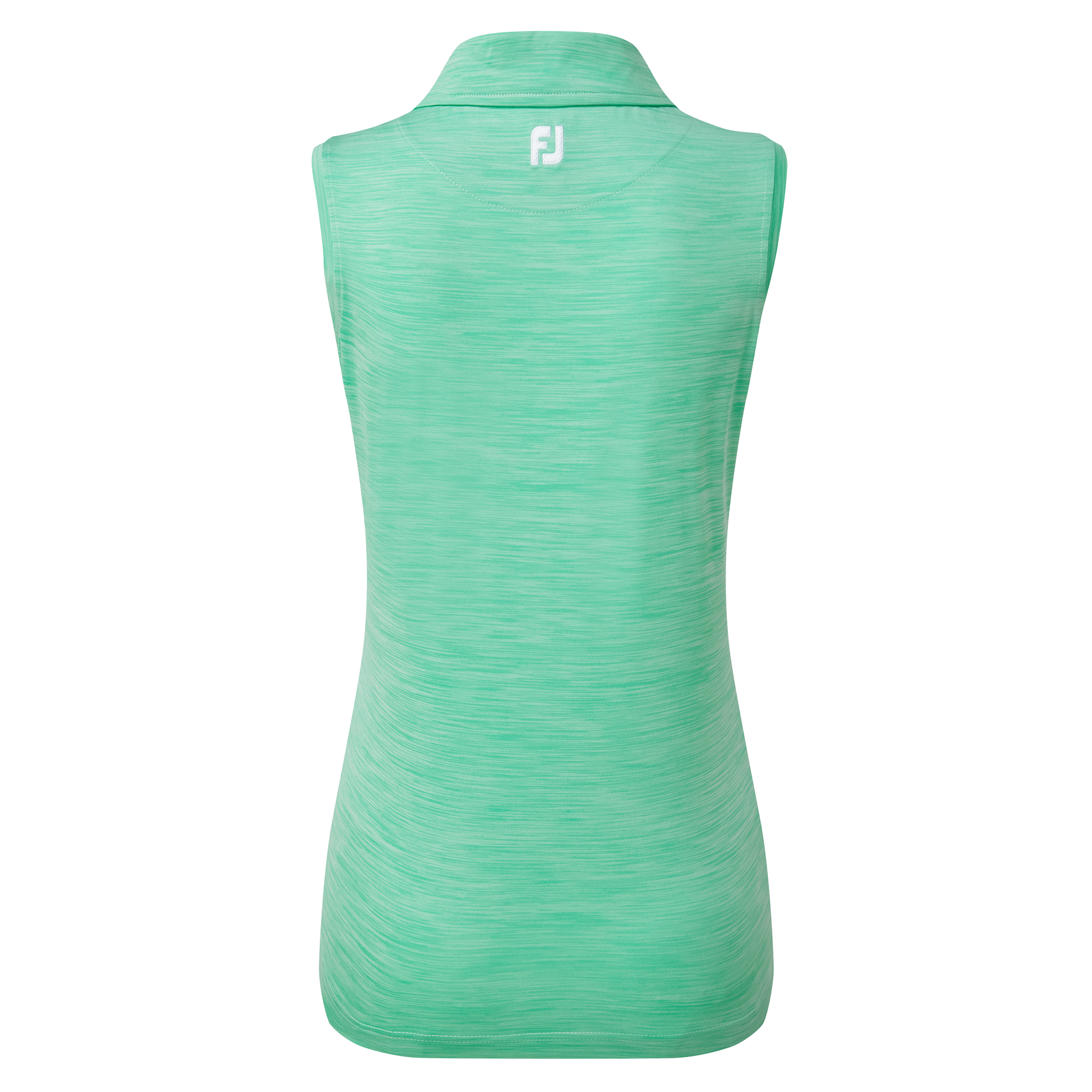 Women's Lisle Sleeveless Shirt with Neck Trim