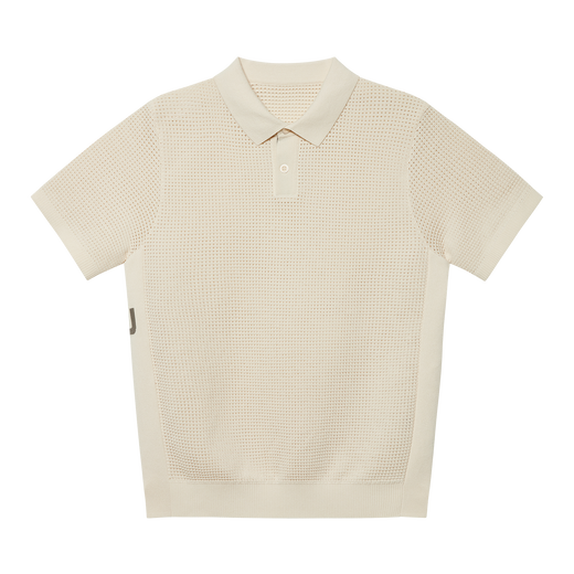 Solid Knit Polo Shirts