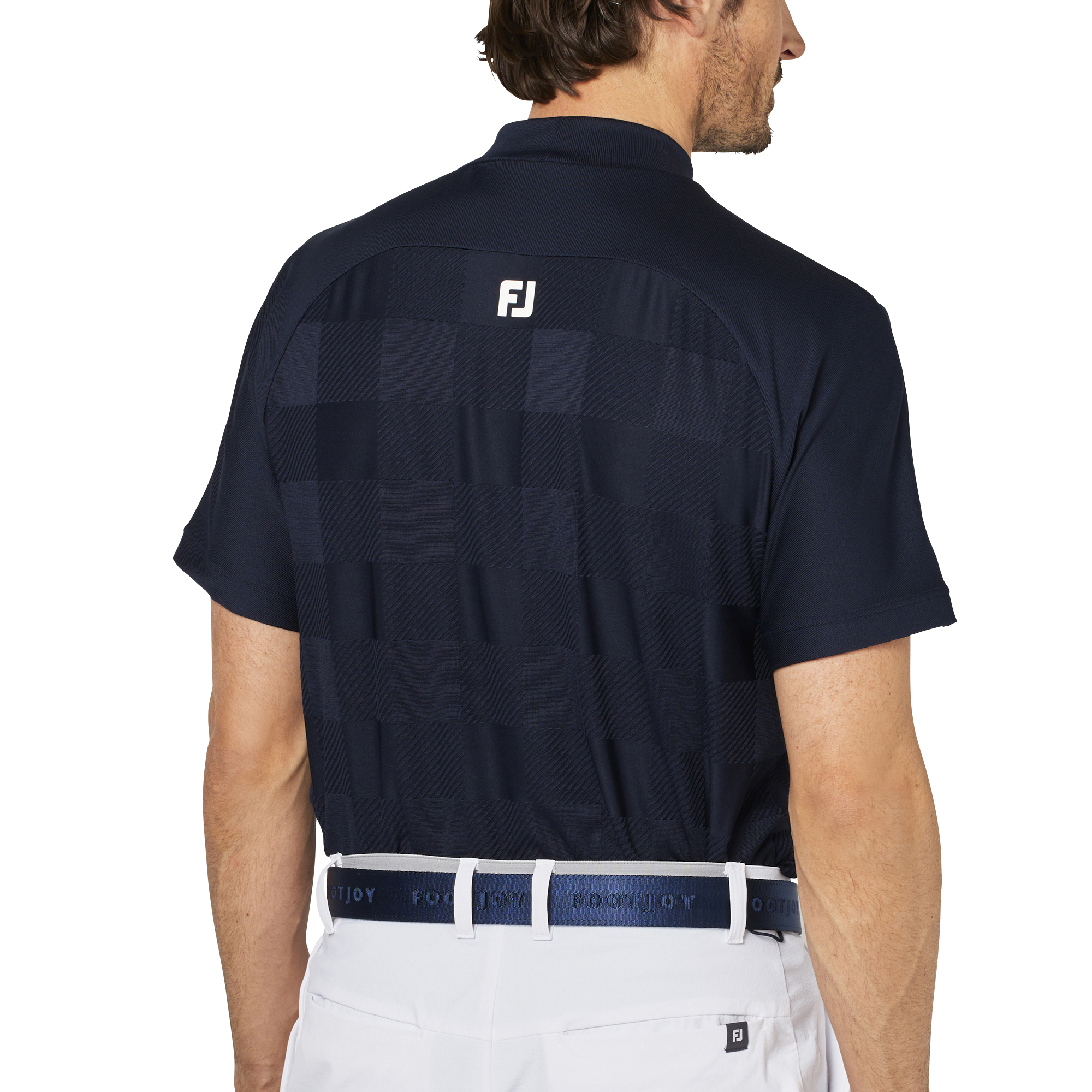 Short Sleeve Jacquard Mock Shirts