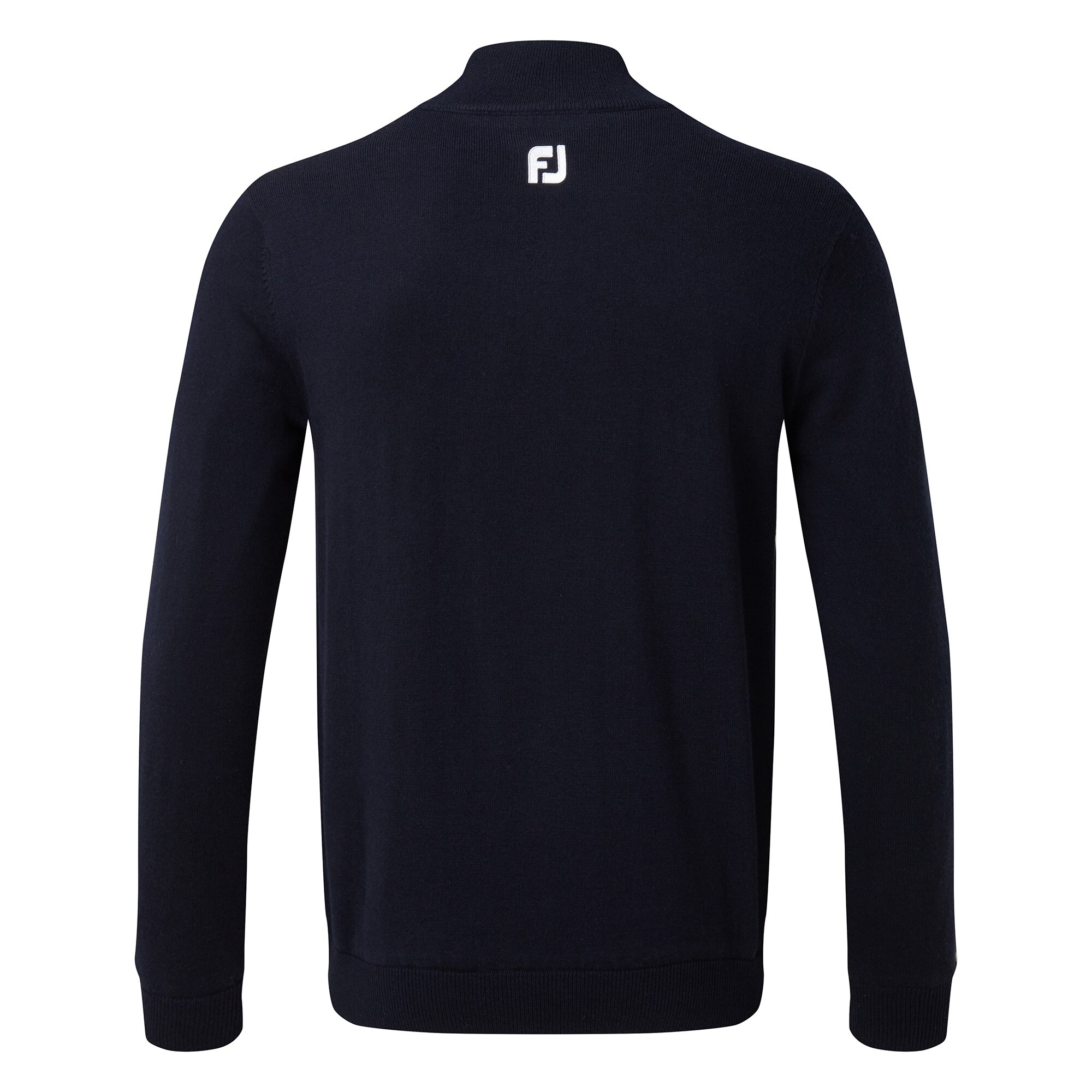 Wool Blend 1/2 Zip Lined Pullover