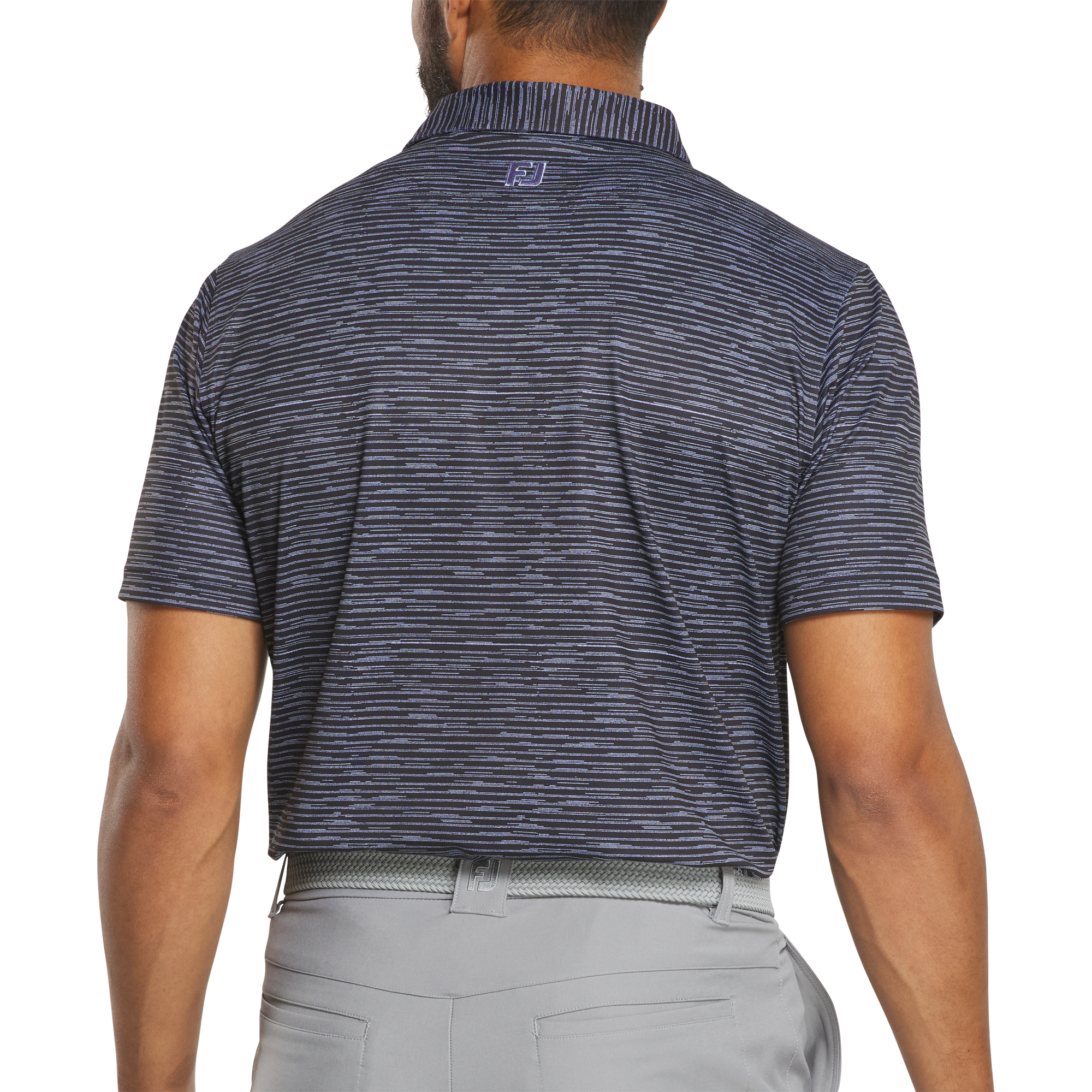 Broken Stripe Print Pique